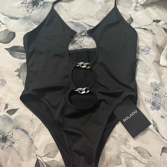 Solado halter neck cutout bodysuit - Picture 2 of 2